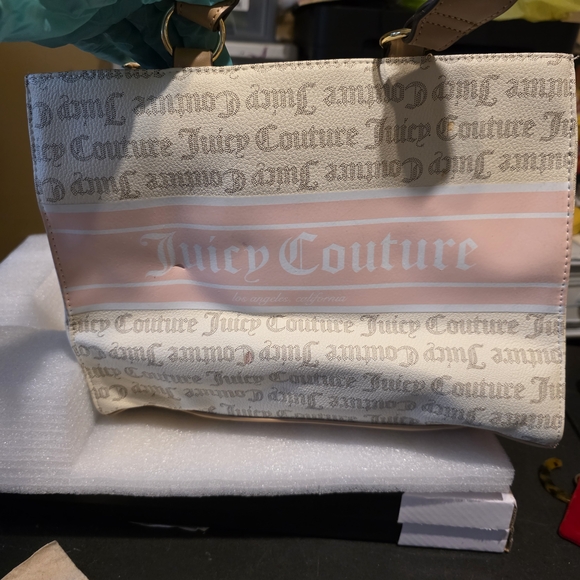 Juicy Couture Handbags - Juicy Couture Pink and Cream Women's Bag